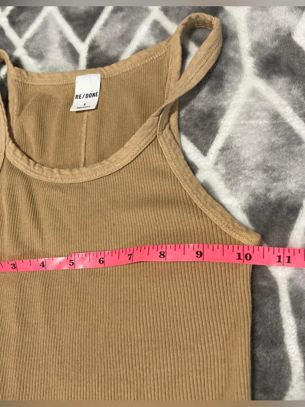 Re/Done Basic Ribbed Cami - Picture 5 of 6